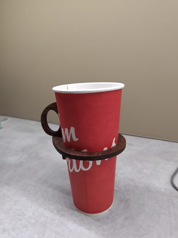 Collapsible Hardwood Cup Holder - Image 3
