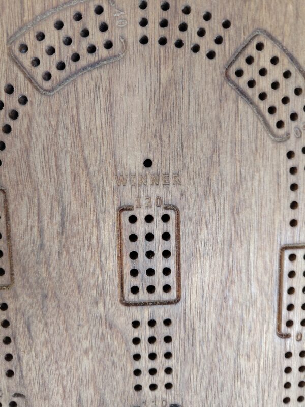 Cribbage Board, Black Walnut - Image 3