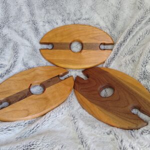 Wooden Wine Glass Display